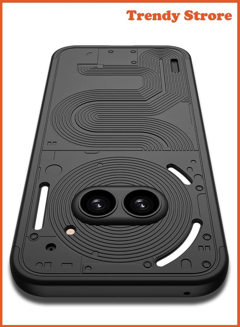【1+2】 Nothing Phone 2a Case and Screen Protector, 360 Degree Full Body Hard Plastic Material Protective Back Cover, Detachable Split Slim Fit Shockproof Casing, Anti-Scratch Bumper Mobile Case - Image 5