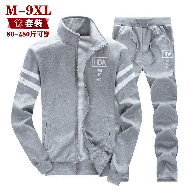 Long-Sleeved Sports Suit Men'S Coat Plus Size Casual Trousers Suit Winter Sweater Men'S Sportswear Suit - Image 4
