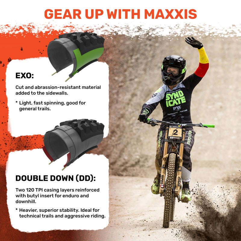 MAXXIS Aggressor - 29x2.30 - EXO, E25 | Dual Compound - EXO, DD - E25 Rating, Tubeless | Primarily Intended for Rear Wheel Use - Image 5