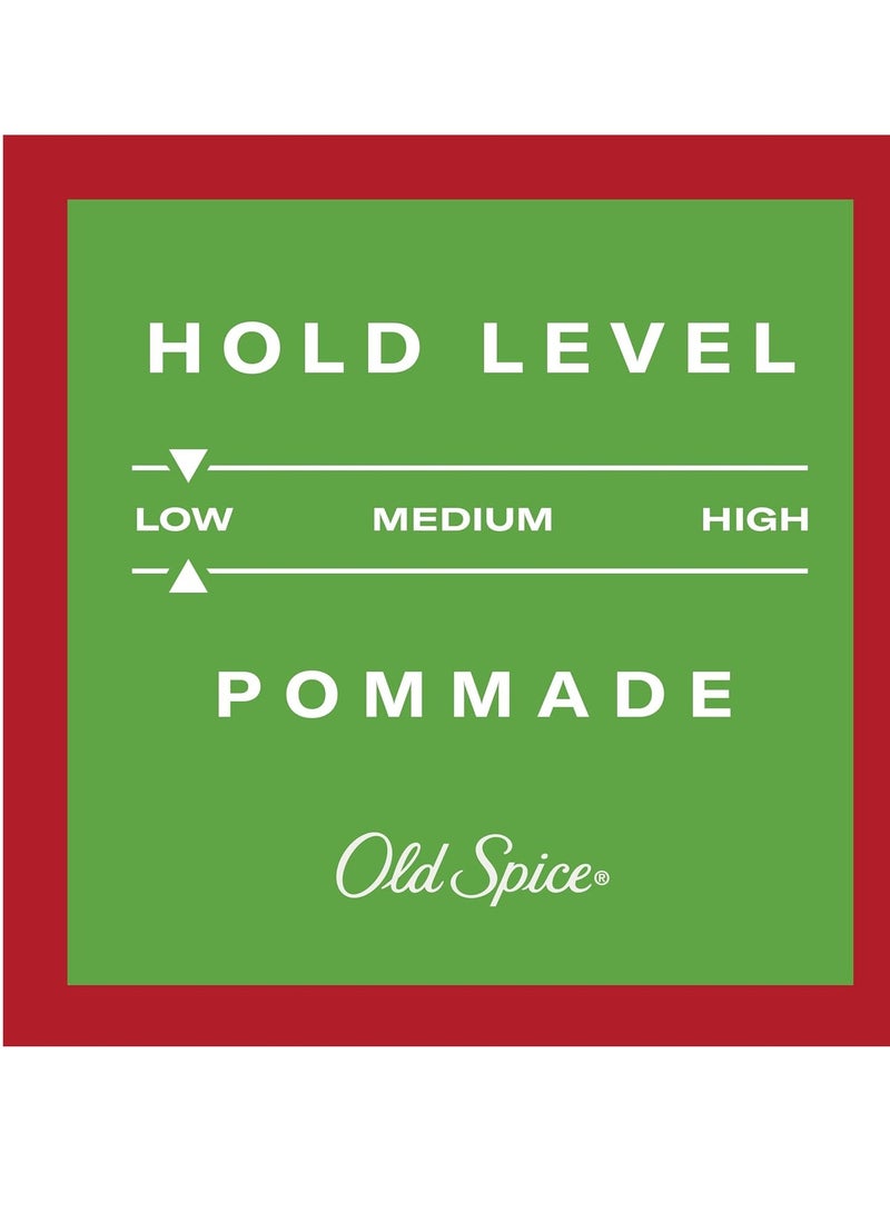 Old Spice Hair Styling Fiji Pomade for Men Flexible Hold Low Shine, 2.22 oz