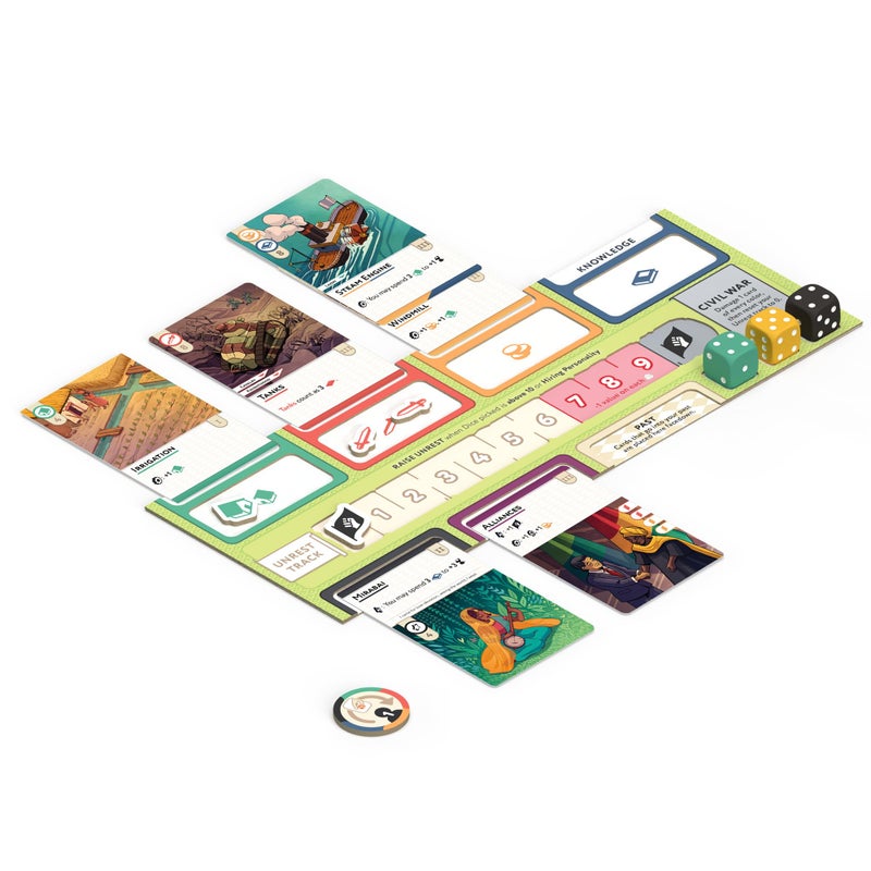 CMON Nova Era Board Game - Civilization Building & Economic Strategy Game, Accessible Game for Kids & Adults, Ages 12+, 2-4 Players, 60 Minute Playtime - Image 4