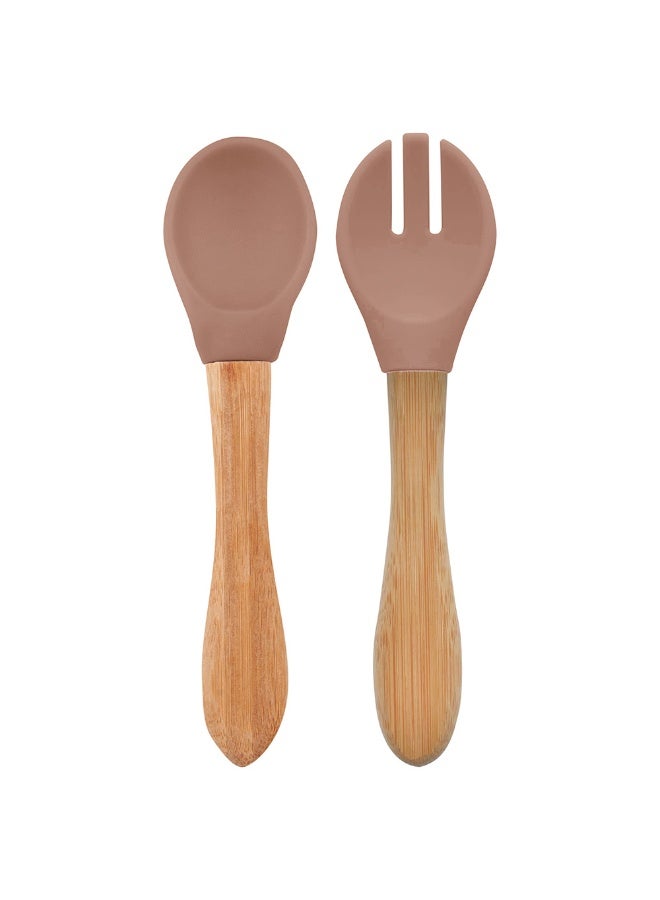 Minikoioi Dig In Spoon And Fork Woody Brown - Image 3