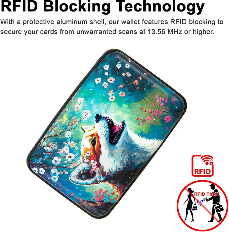 Kaabao Credit Card Holder Small RFID Blocking Wallet Business Metal Slim Mini Aluminum Hard Case for Women Men - Image 2