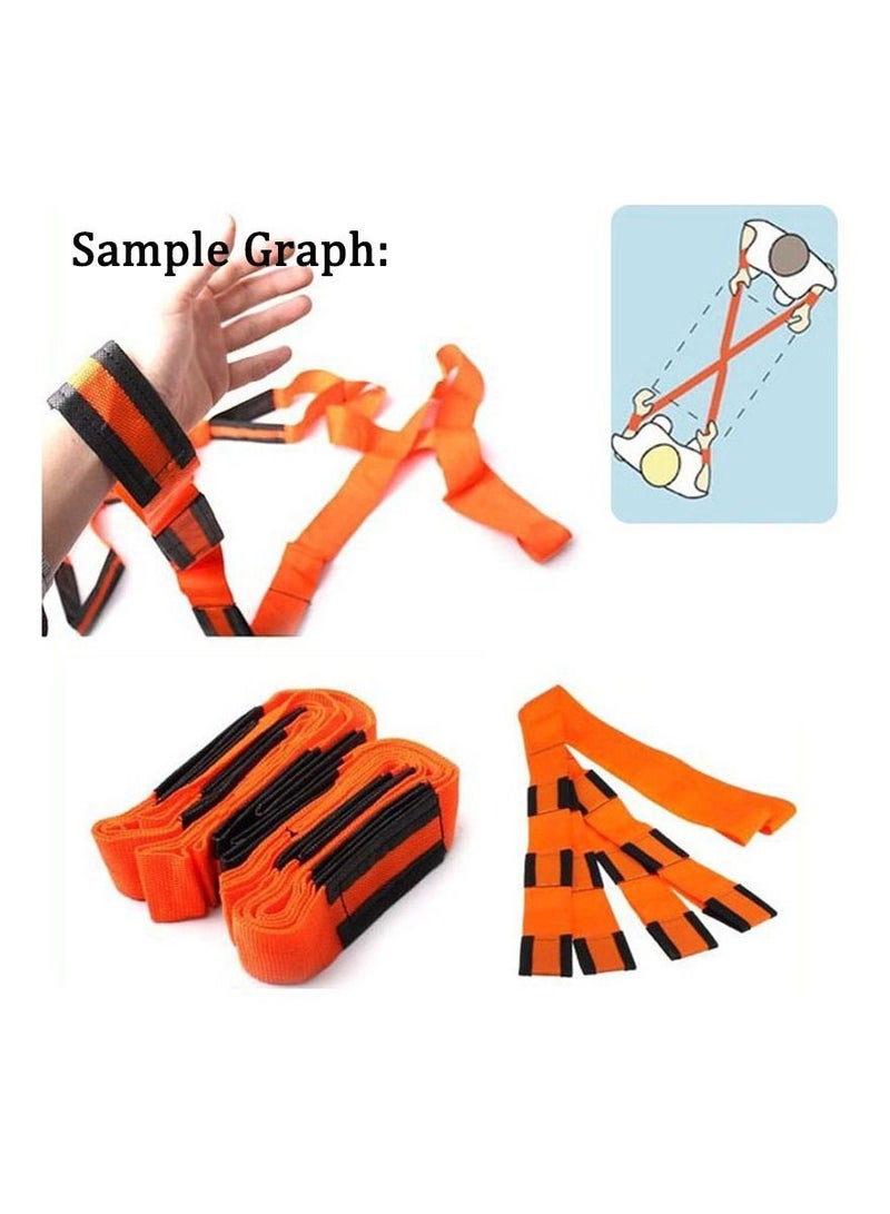 Heavy Furniture Transfer Belt For Forearm Forklift Transport Transfer Belt Comfortable Wrist Straps for Furniture (Orange)  - Image 4
