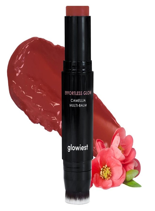 glowiest EFFORTLESS GLOW CAMELLIA MULTI-BALM (Sun-Kissed Berry, One size) - Image 1