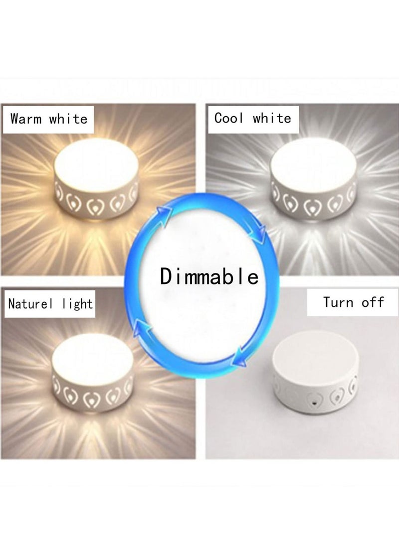 XiuWoo Small Led Ceiling Light, Modern Surface Mount Ceiling Lamps, Round Hallway Ceiling Light Fixtures for Kitchen Bedroom Office Bathroom Stairwell Corridor Light  - Image 4