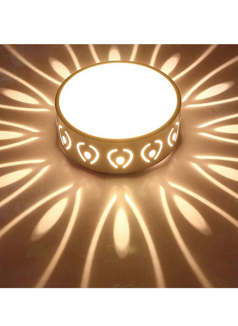 XiuWoo Small Led Ceiling Light, Modern Surface Mount Ceiling Lamps, Round Hallway Ceiling Light Fixtures for Kitchen Bedroom Office Bathroom Stairwell Corridor Light  - Image 2