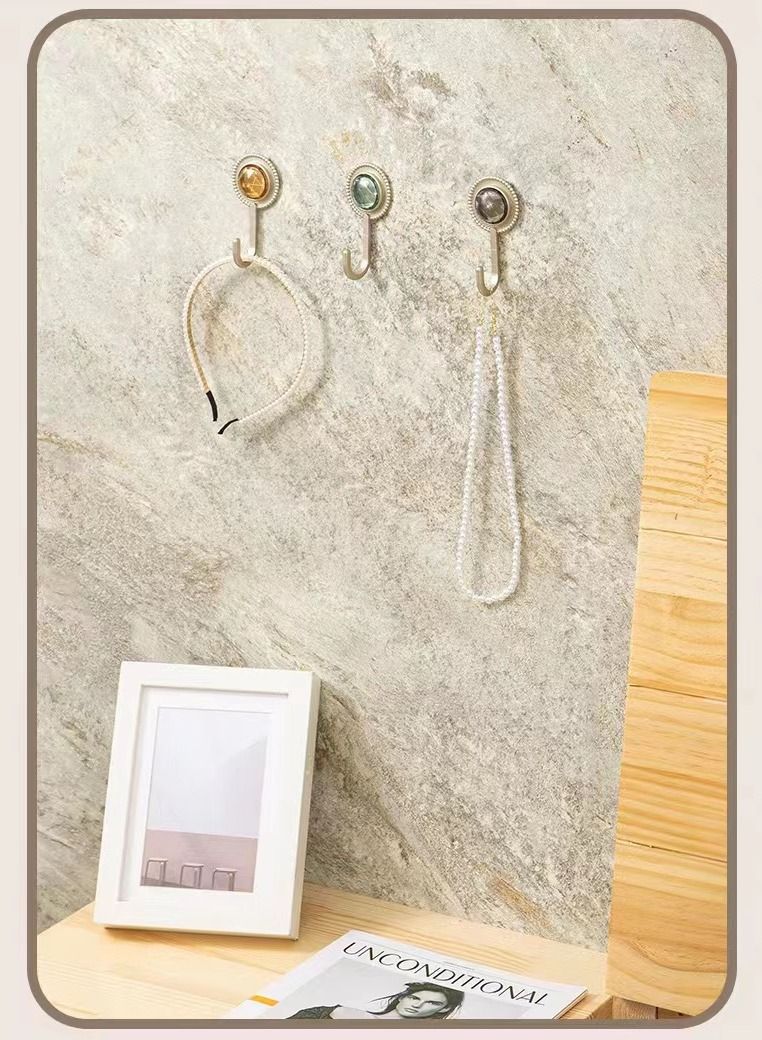 4-Pieces Set New Design Fashion Adhesive Hook Kitchen Bathroom Self Adhesive Decorative Wall Hook - Image 3