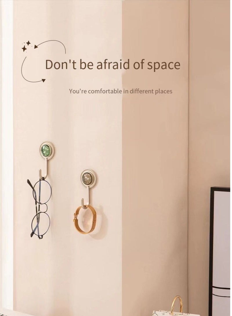 4-Pieces Set New Design Fashion Adhesive Hook Kitchen Bathroom Self Adhesive Decorative Wall Hook - Image 4