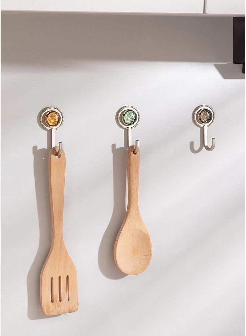 4-Pieces Set New Design Fashion Adhesive Hook Kitchen Bathroom Self Adhesive Decorative Wall Hook - Image 2