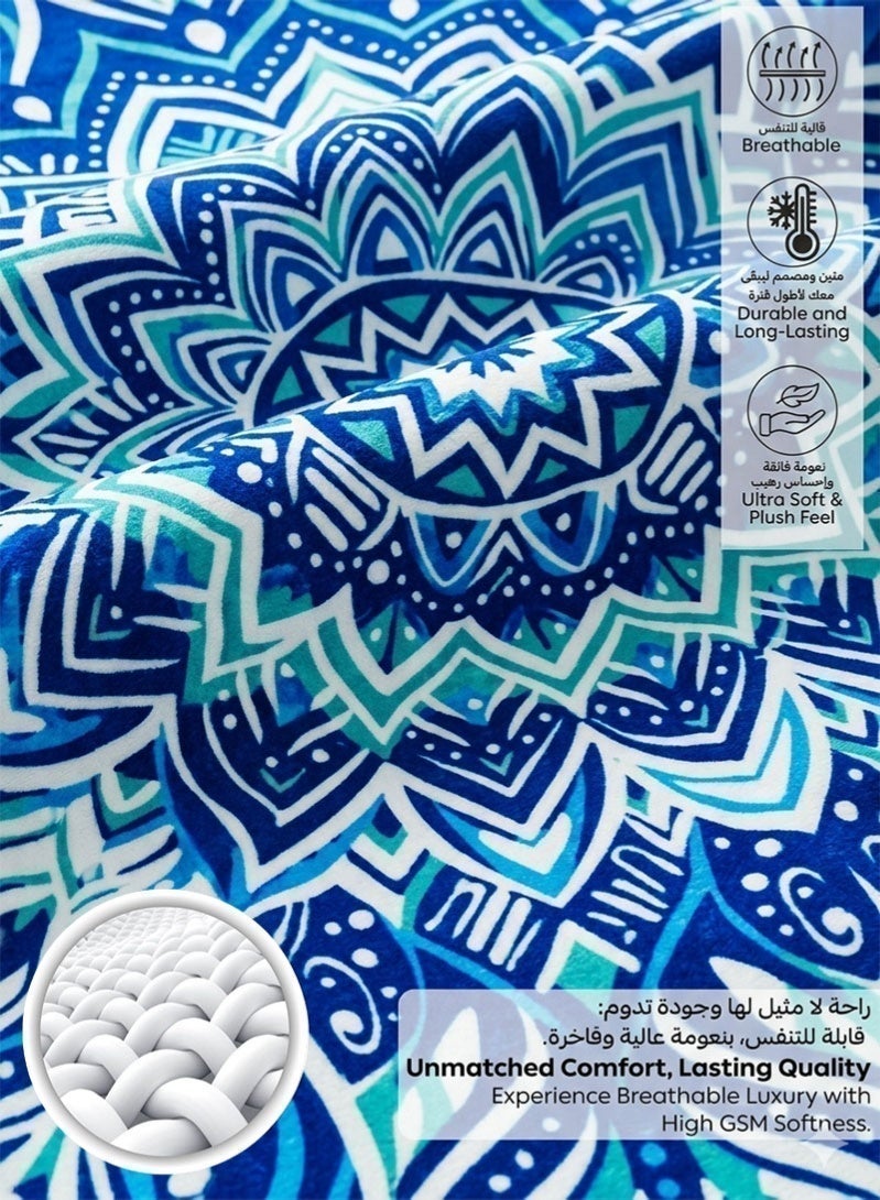 ZAFRA Large Microfiber Beach Towel 70x140cm – Quick Dry & Sand Free, Highly Absorbent Lightweight Bath Towel for Bathroom, Travel, Gym, Pool, Spa – Soft & Durable - Image 4