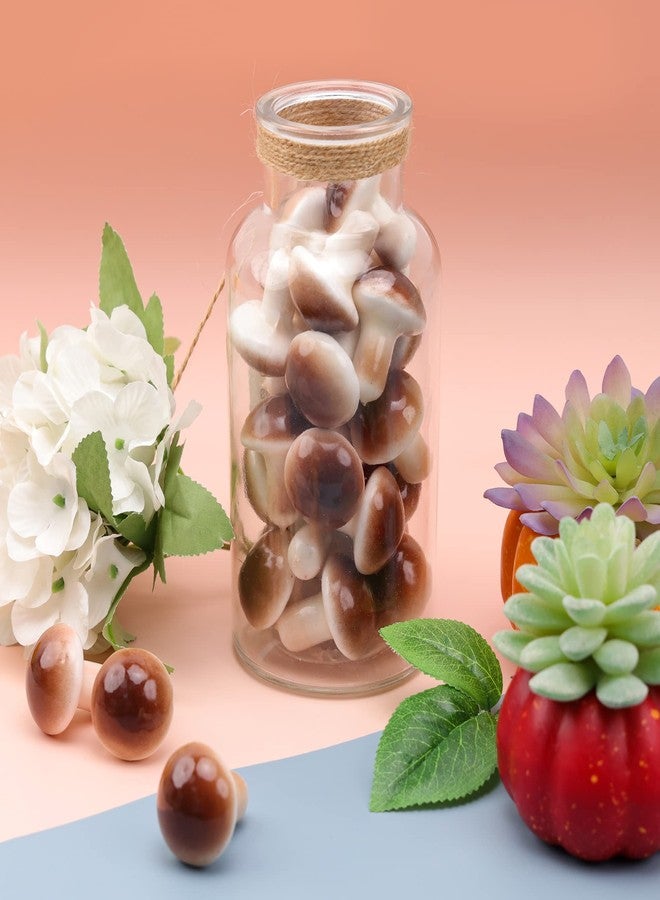 Meiwlong 30 Pcs Small Artificial Grey Mushroom,Mini Plastic Mushroom Fake Vegetable for Home Decoration,Kitchen Table Displaying Decor&Embellishing Photography Props - Image 5