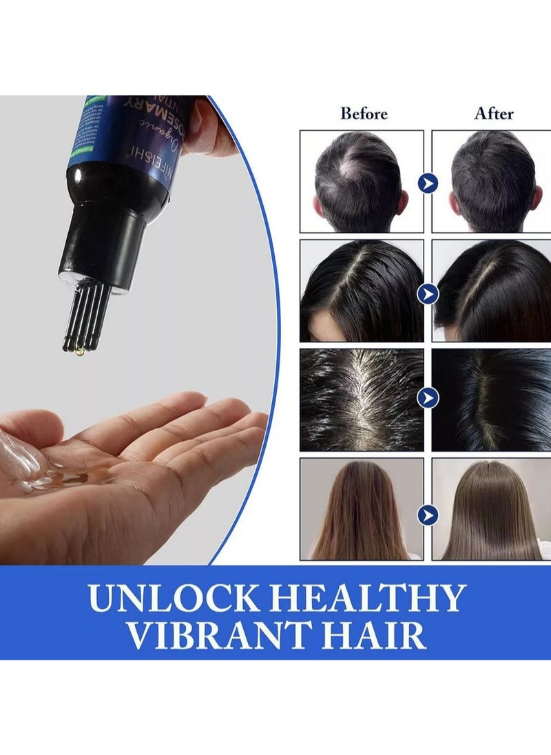 NIFEISHI - Organic Rosemary Essential Oil Infused w/ Castor Oil For Hair Growth and Skin Care 120ml - Image 1