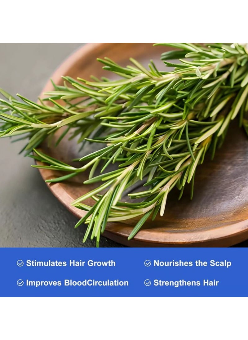 NIFEISHI - Organic Rosemary Essential Oil Infused w/ Castor Oil For Hair Growth and Skin Care 120ml - Image 1