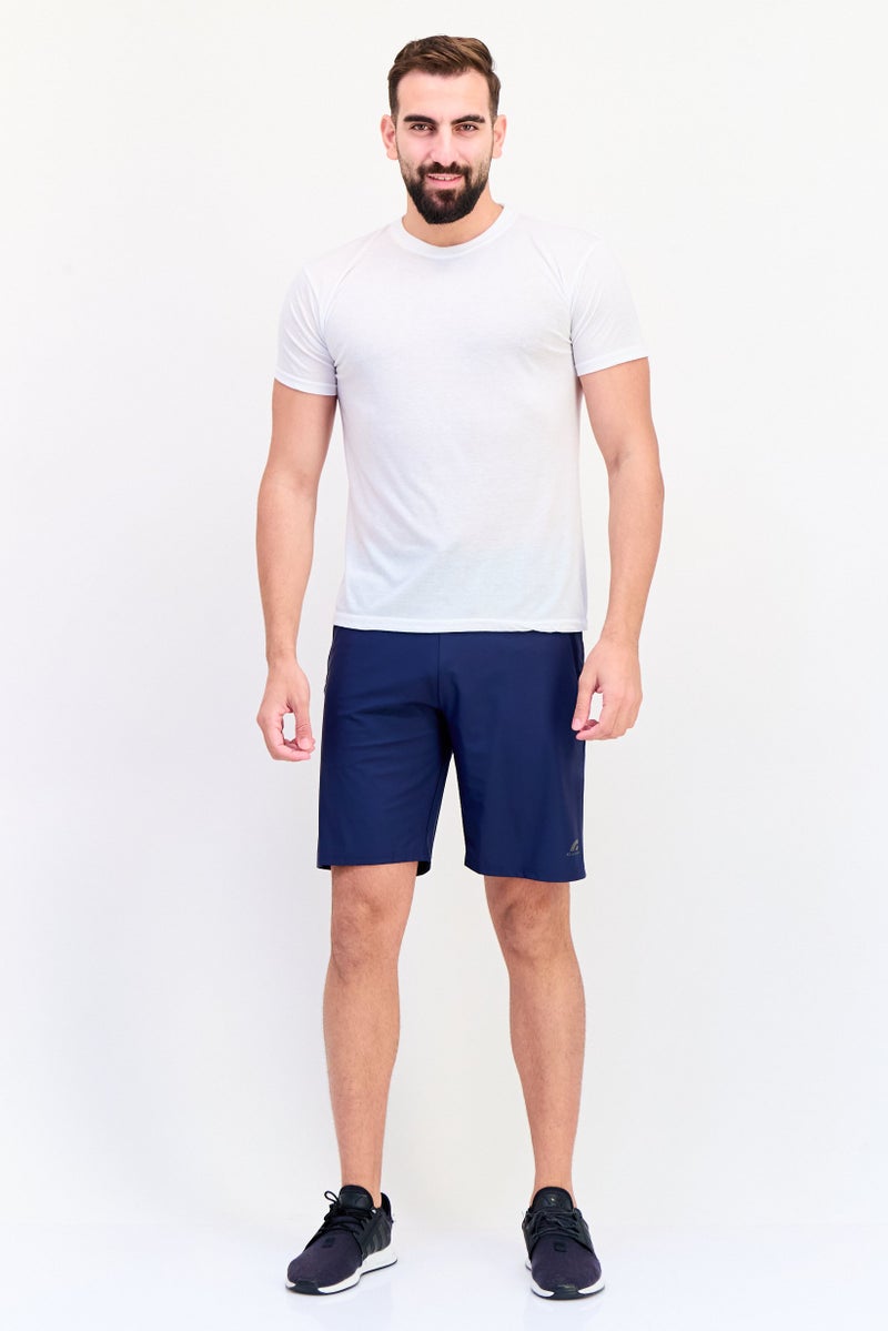 GIORDANO G-Motion Men Sportswear Fit Running Shorts, Navy Blue  - Image 3