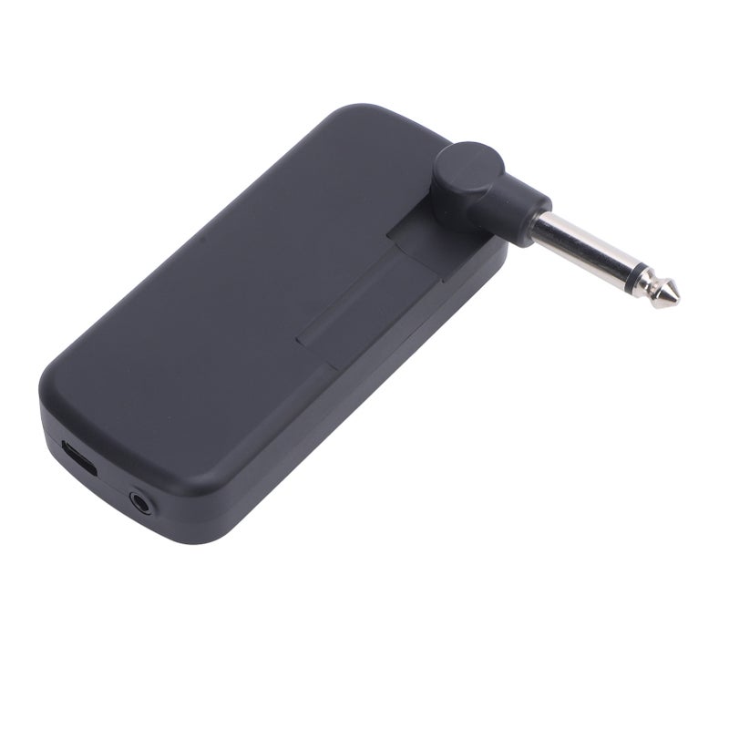 Bass Headphone Amplifier: 600mAh USB Rechargeable - Multi Effects Bass Guitar Headphone Amp With Clean Overdrive Distortion Echo Reverb Chorus Tremolo Deep Tones For Bass Players Music Practice Record - Image 2