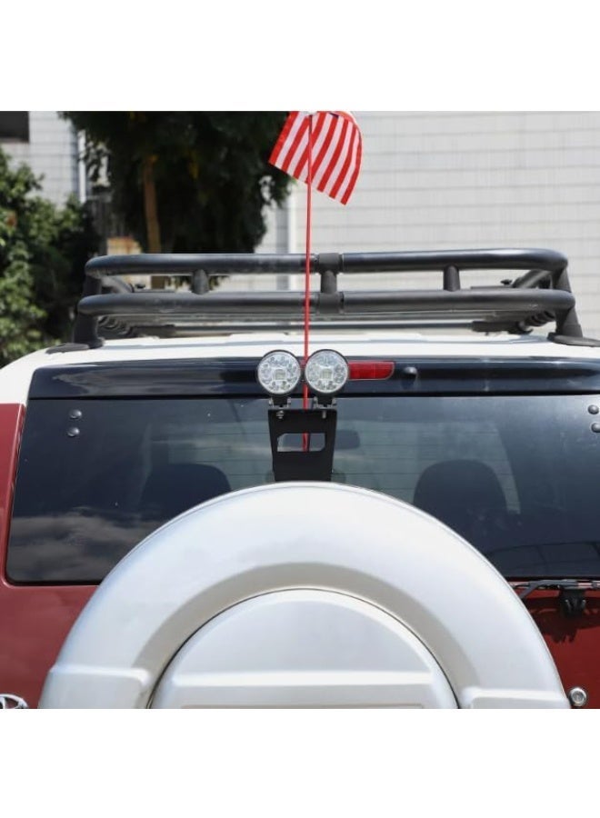 Tailgate Flagpole Searchlight Bracket Mount For FJ Cruiser 2007-2021 - Image 5