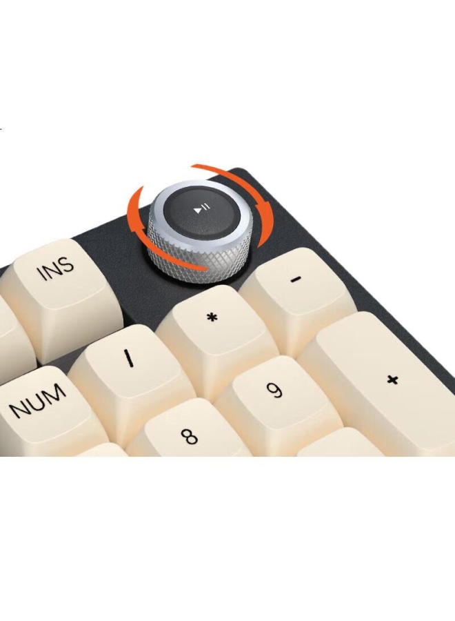 HP Hp K23-98 Custom Mechanical Keyboard, Full Hot-Swappable, Wired, For E-Sports Gaming, Internet Cafes, Office, Desktop Computers, Laptops, Peripherals, Cream White - Image 2