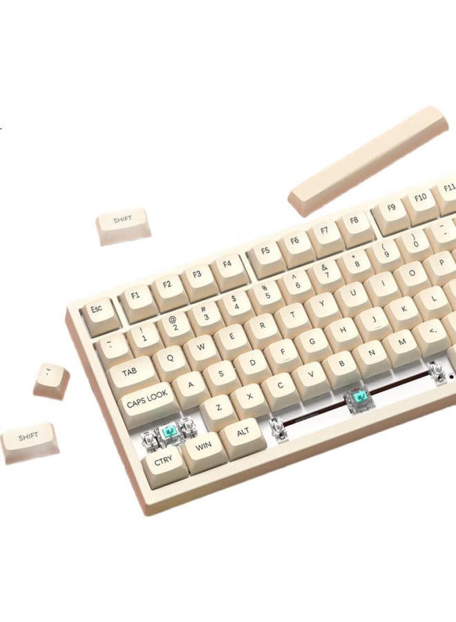 HP Hp K23-98 Custom Mechanical Keyboard, Full Hot-Swappable, Wired, For E-Sports Gaming, Internet Cafes, Office, Desktop Computers, Laptops, Peripherals, Cream White - Image 1
