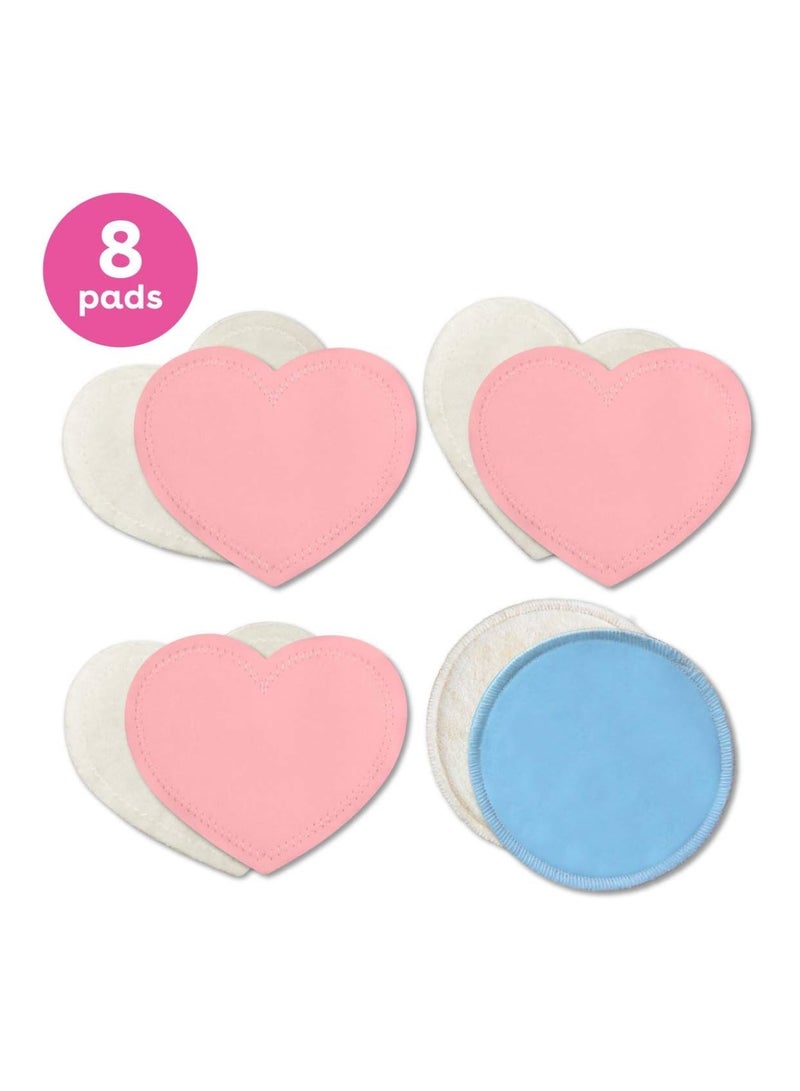 bamboobies Bam Womens Nursing Pads Reusable And Washable 3 Regular Pairs And 1 Overnight Pairs Leak Proof Pads For Breastfeeding 4 Pairs - Image 2