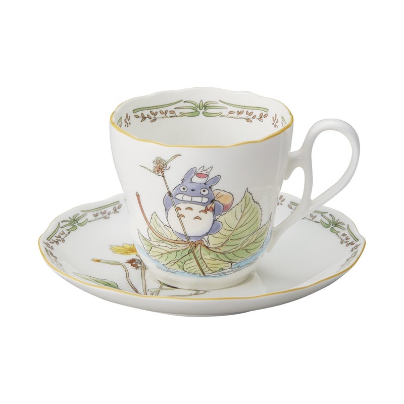 Noritake نوريتيك TT97889/4924-8 كوب وصحن (للقهوة/الشاي)، 12.5 أونصة سائلة (375 مل)، قابل للاستخدام في الميكروويف، بورسلين عظمى - Image 1