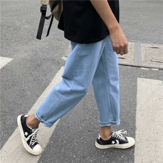Park Jae-fan Same Style y/project Double Zipper Side Stripe Retro Straight Pants Washed Old Denim Wide Leg Pants C52 - pzsku/Z8316A58E7A93072524D8Z/45/1746068935/25316ef9-96ee-4c27-8f35-105e36acf500