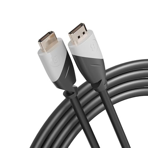 GEONIX 5 Meter Hi-Speed 4K@60Hz HDMI to HDMI Cable, Compatible with Smart HDTV, Laptop, Monitor, Projector, Gaming Console, supports upto 32 Audio Channels (Black) - Image 1