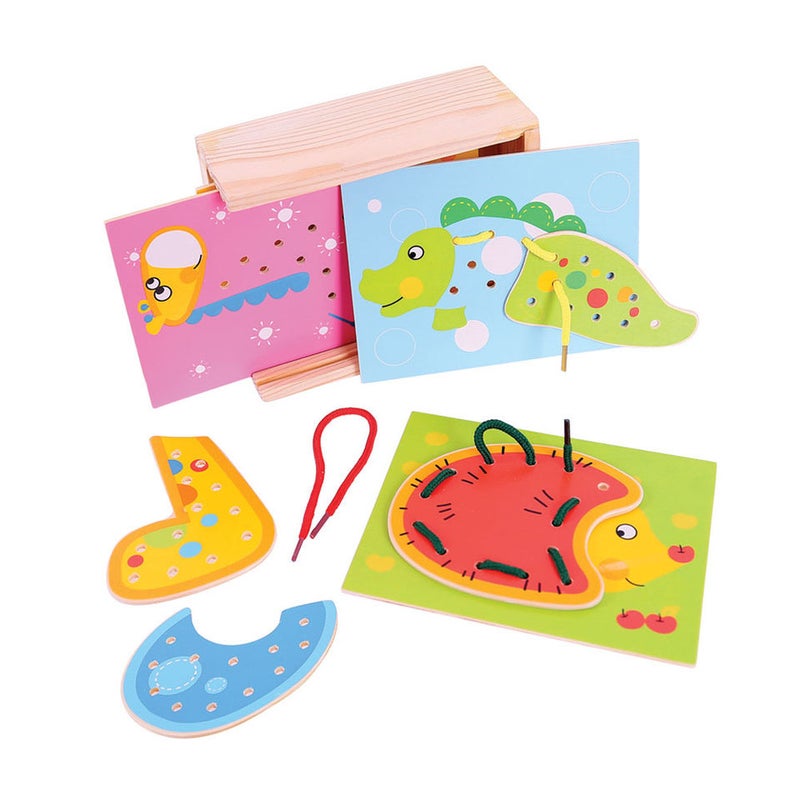 BIGJIGS Box Of Lacing Puzzles Bj505