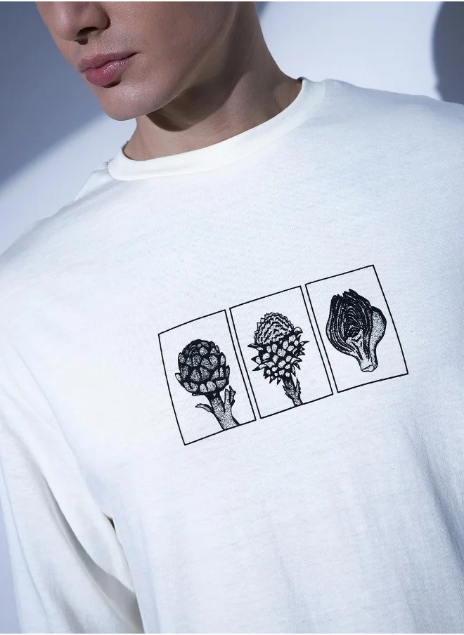 هوبرهولمي Men's White T-shirts - Classic Fit and Comfortable Everyday Style
