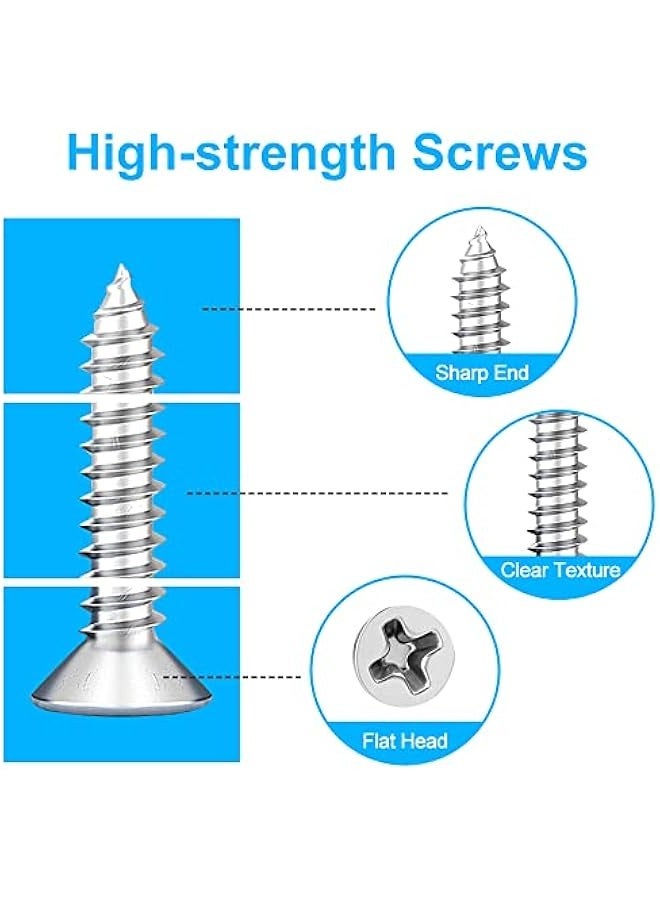 18PCS L Bracket Corner Brace, Stainless Steel L Brackets for Wood, Corner Bracket, Metal Right Angle Bracket for Wood Furniture Chair Drawer Cabinet with 72PCS Screws (1.57 x 1.57 inch)  - Image 2