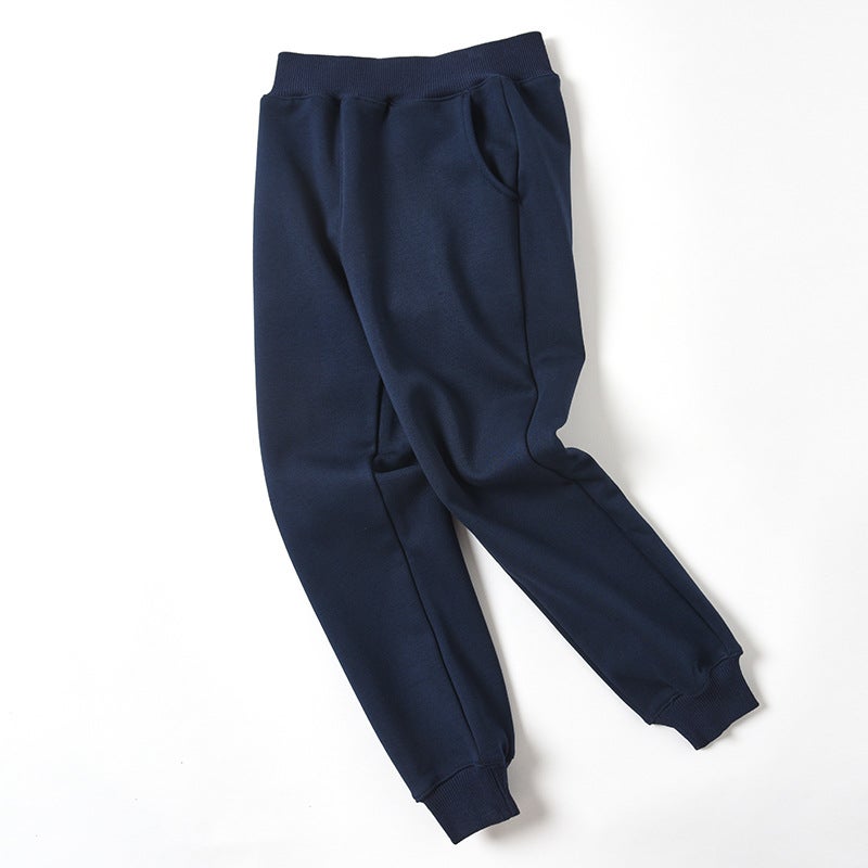 School Uniform Pants Spring Children'S Dark Blue Boys' And Girls' Sports Pants Long Pants Navy Blue Elementary School Pure Cotton Sweatpants - Image 3