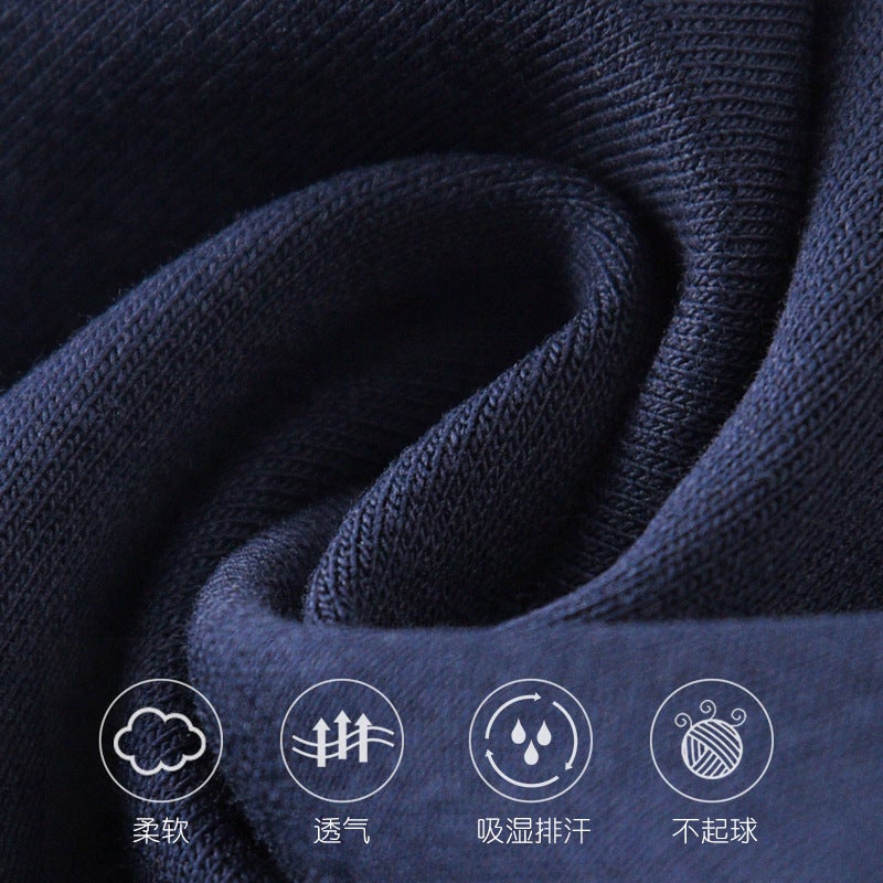 School Uniform Pants Spring Children'S Dark Blue Boys' And Girls' Sports Pants Long Pants Navy Blue Elementary School Pure Cotton Sweatpants - Image 4
