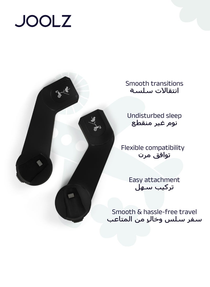 JOOLZ Joolz Hub² Car Seat Adapter Set | Seamless Transition from Car to Stroller | Compatible with Major Infant Car Seats | Quick Attach & Detach | Lightweight & Compact Design | 6.2 x 9.3 x 29.7 cm  - Image 3