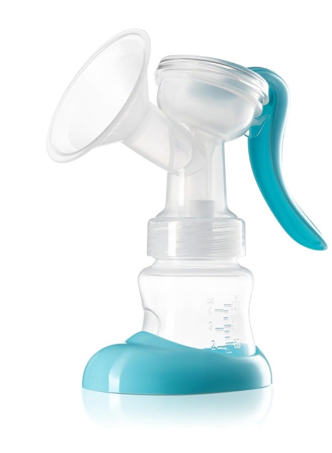 Granzia Manual Breast Pump, Silicone Hand Pump for Breastfeeding, Small Portable Manual Breast Milk Catcher, Baby Feeding Pumps & Accessories, White, Mothers Day Gifts, Travel Portable Breast Pump  - Image 2