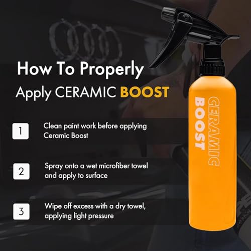 XPEL Ceramic Boost Spray Coating, 16oz - Silicon Dioxide Car Detailing Spray, Beads and Repels Water, Dust, Lint, and Protects Against Debris - Safe for Cars, Trucks, Motorcycles, RV's & More - Image 5