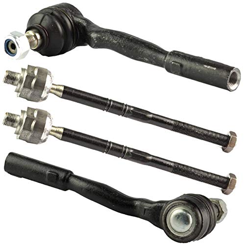Bapmic 2113302803 Front Inner & Outer Tie Rod End Kit for Mercedes Benz E320 E350 E550 CLS550 W211 W219(Set of 2) - Image 1