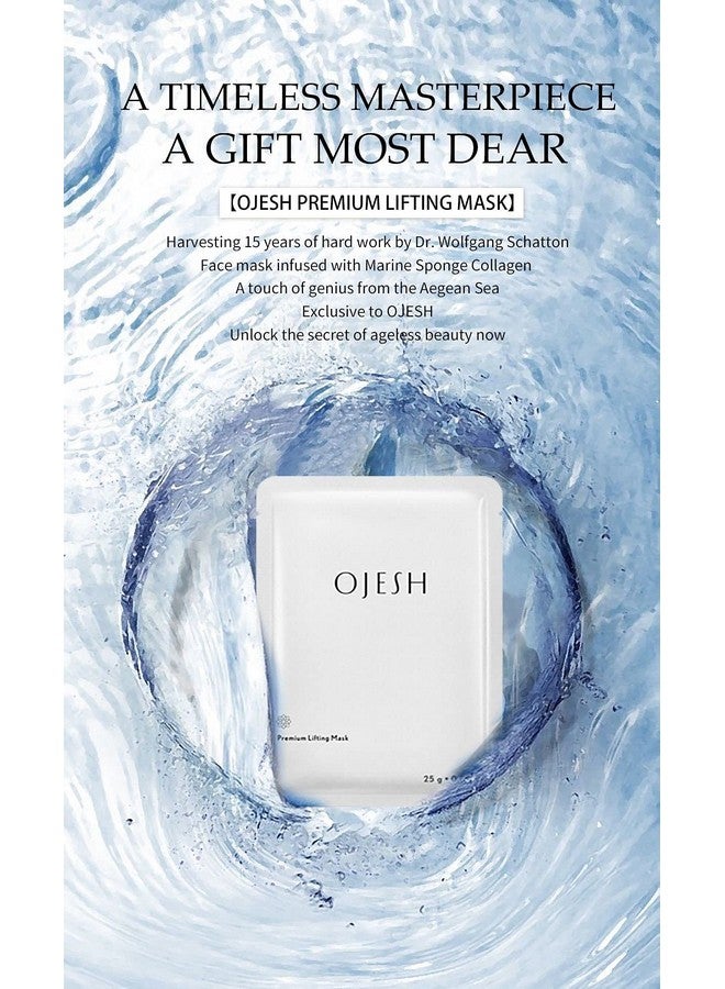 Ojesh Premium Lifting Mask Face Masks Skincare，Hydrating Masks，Moisturizing，Brightening And Soothing，Antiaging，Collagen Essential Lifting & Firming Face For Women Men All Skin Type (1 Box) - Image 4