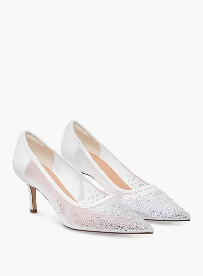 سيليست Women's Embellished Pointed Toe Pumps with Stiletto Heels