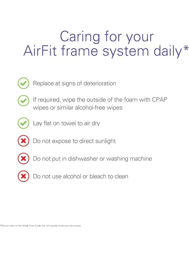 R&M International ResMed AirFit N30i Standard Frame Without Headgear - Small Cushion  - Image 5