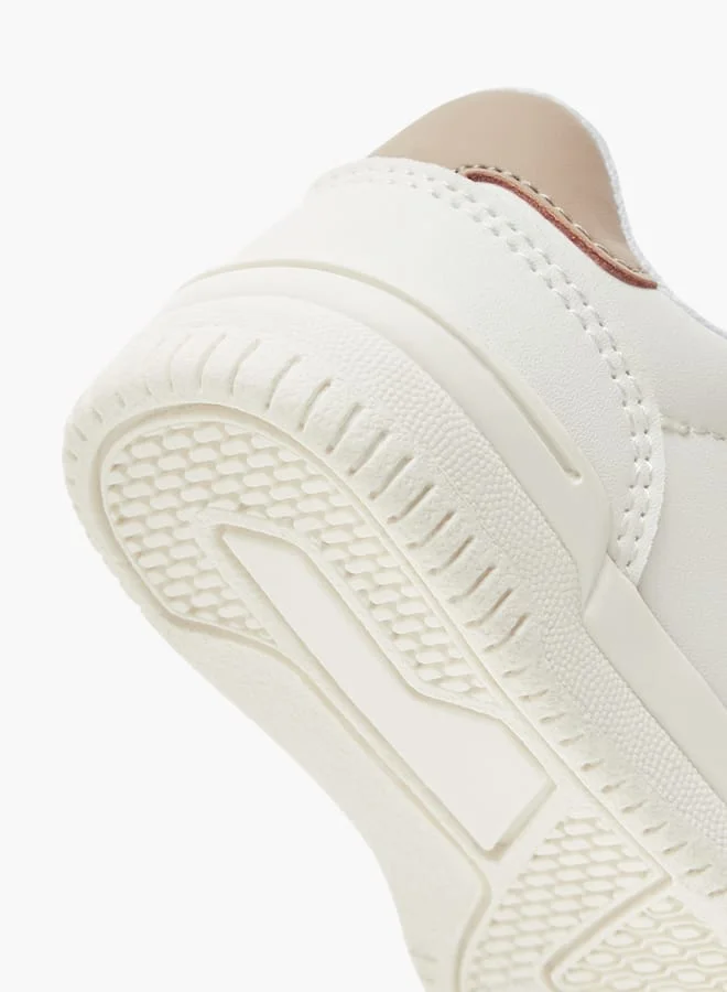 Barefeet Boys Textured Sneakers With Hook And Loop Closure