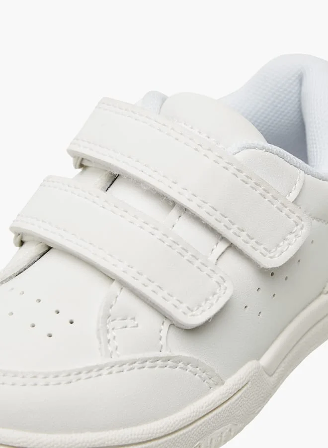 Barefeet Boys Textured Sneakers With Hook And Loop Closure