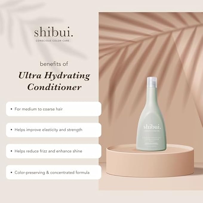 shibui ULTRA HYDRATING CONDITIONER, MOISTURE-RICH CONDITIONING & COLOR PROTECTION WITH SHEA BUTTER & HYALURONIC ACID, FOR MEDIUM TO TEXTURED HAIR, COLOR-SAFE & SILICONE-FREE, 33.8 FL OZ - Image 2