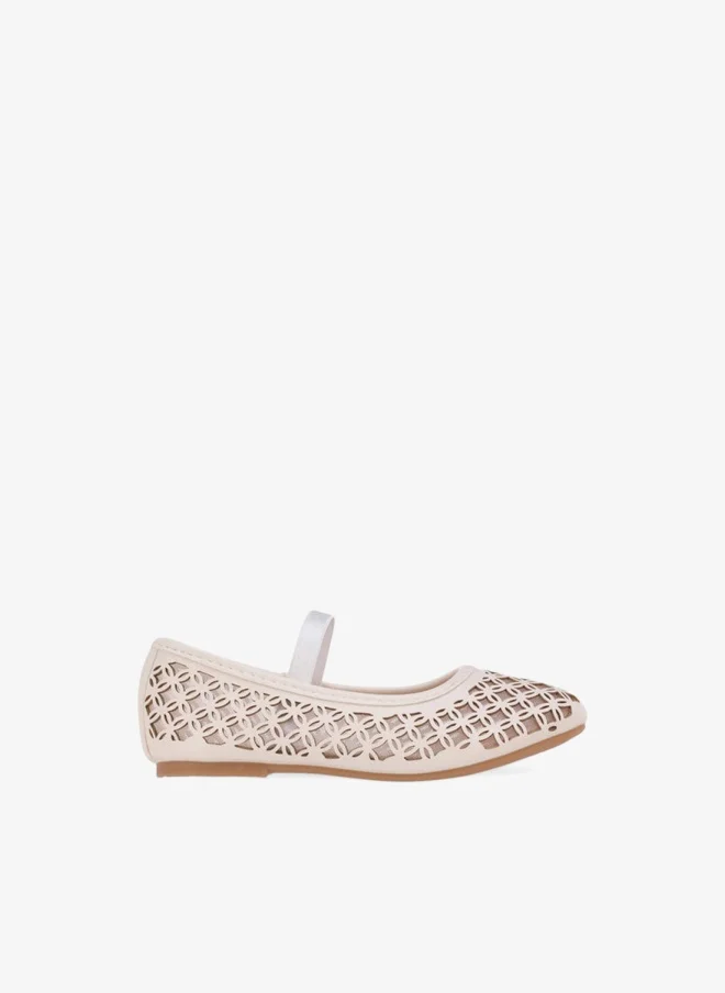 Flora Bella By Shoexpress Flora Bella Girls Laser Cut Ballerina Shoes
