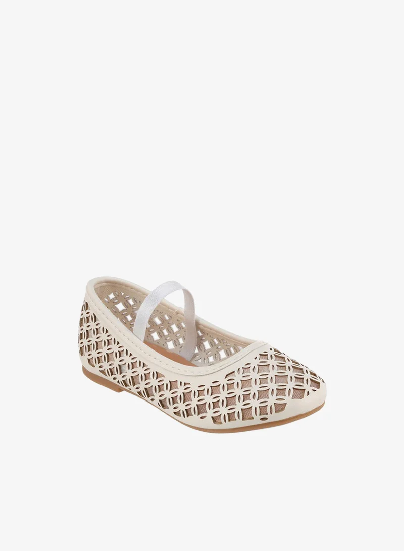 Flora Bella By Shoexpress Flora Bella Girls Laser Cut Ballerina Shoes