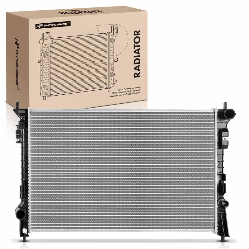 A-Premium APremium Engine Coolant Radiator Assembly Compatible with Ford Edge 20072014 Taurus 20082019 Flex 20092012 Taurus X 20082009 Lincoln MKX 20072010 20112015 MKS MKT Mercury Sable - Image 2