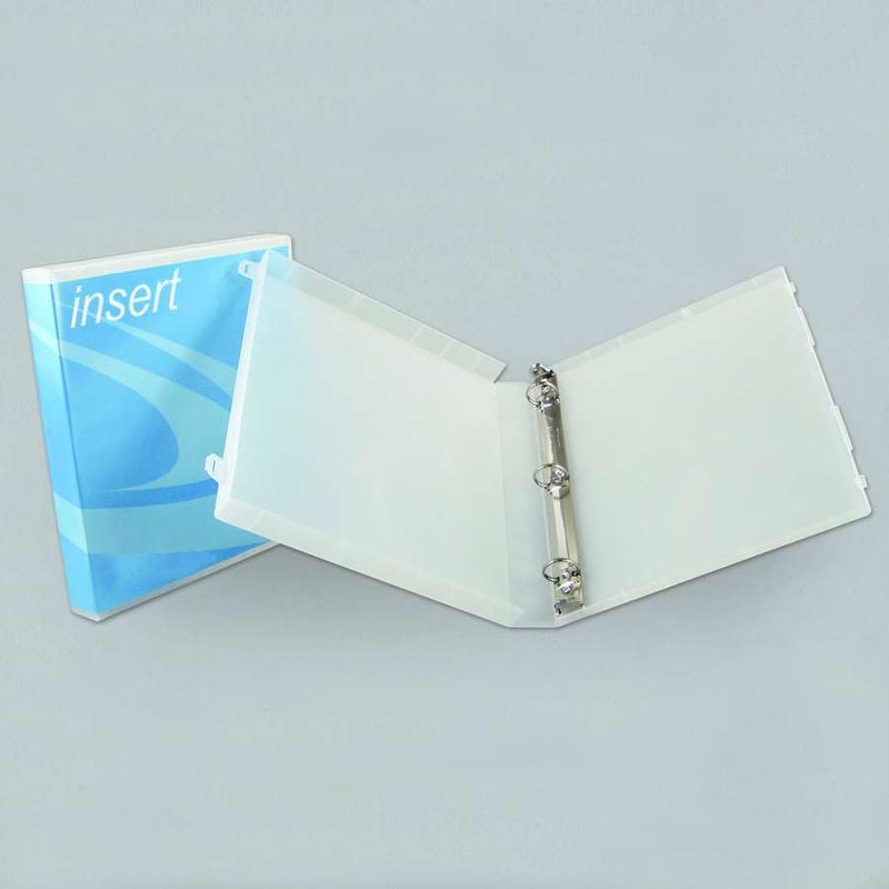 Unikeep 3 Ring Binder - Clear - Case View Binder - 1.5 Inch Spine - Metal Rings - with Clear Outer Overlay - 3 Pack of Binders - Image 5