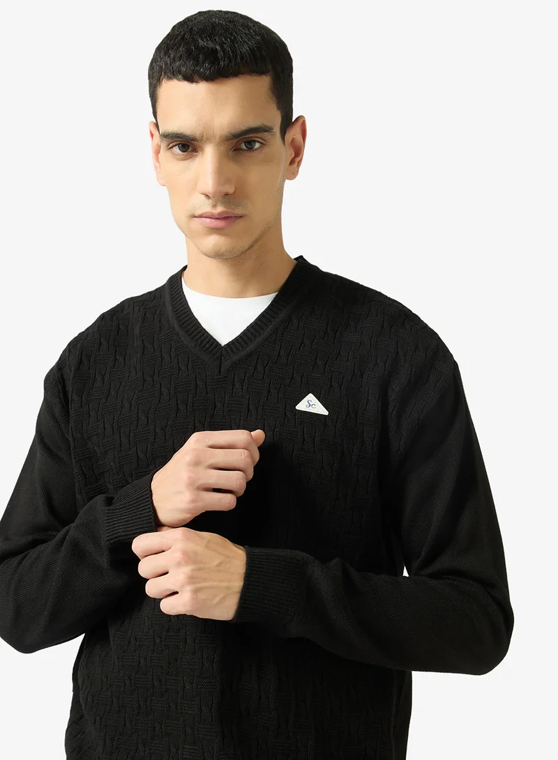 Robert Wood  Casual V Neck Pullover Sweater for Men | Best Price UAE