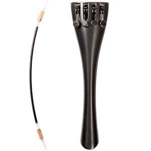 Wittner 1/2-3/4 Cello Ultra Composite Tailpiece with 4-tuners and Nylon Tailgut - Image 1