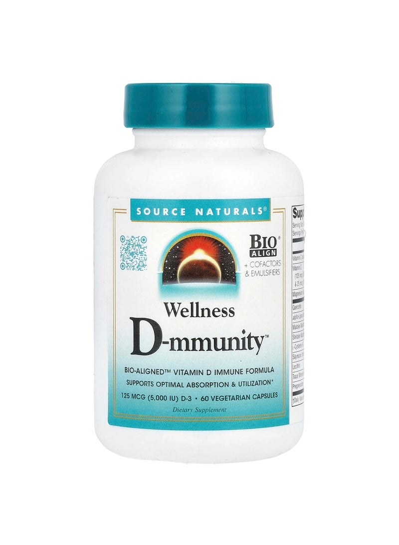 Source Naturals Wellness D-mmunity™, 60 Vegetarian Capsules