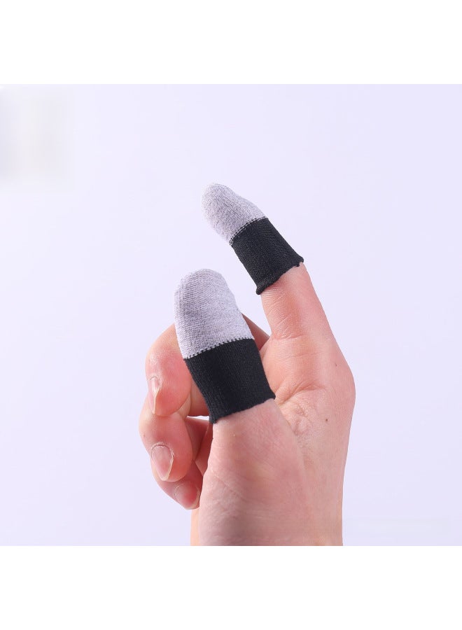 Hand-swimming Finger Set E-sports Game Finger Set 24-pin Ultra-thin Silver Fiber Anti-slip Anti-sweat Professional Chicken Eating And Walking Artifact-Product Color:Finger Sleeve Packaging Bag [do Not Need To Buy Separately]]  - Image 3